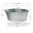 Jaimee-Lee Stainless Steel Beverage Tub-726520595-726520592