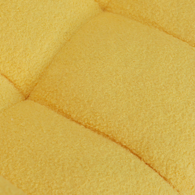 Chaise berçante moderne pour chambre de bébé, salon, chambre à coucher, Jaune