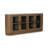 Vander 78" Oak Veneer Wood Buffet Sideboard-107417834