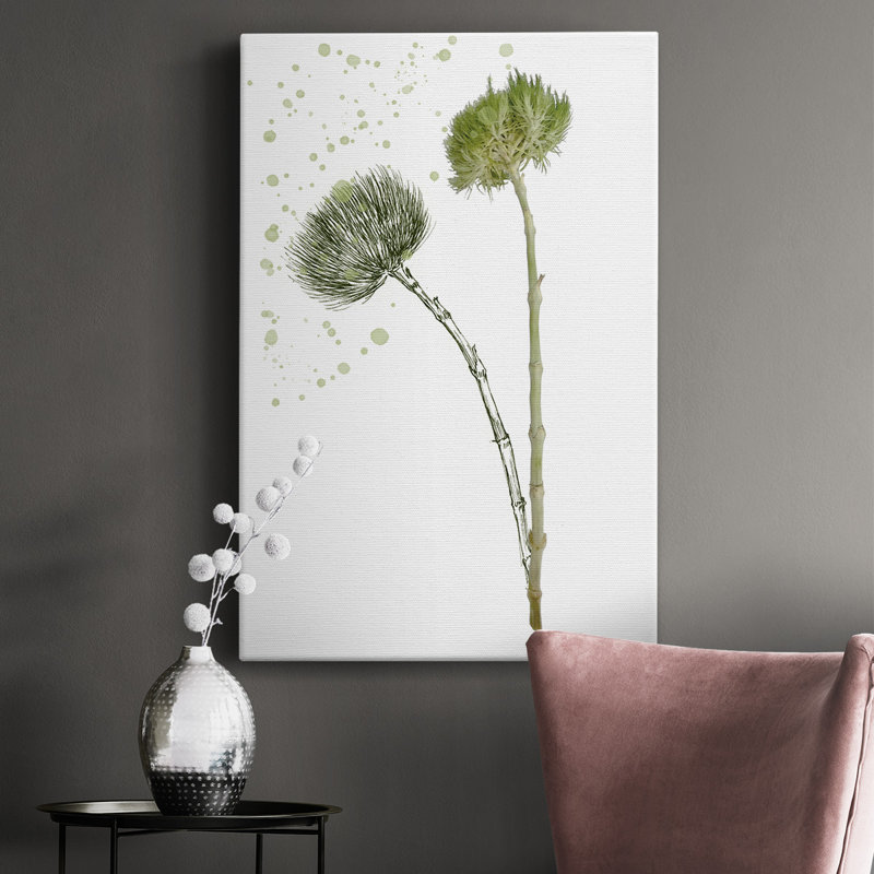 Botany Flower V " Botany Flower V ", 18" H x 12" W x 1" D