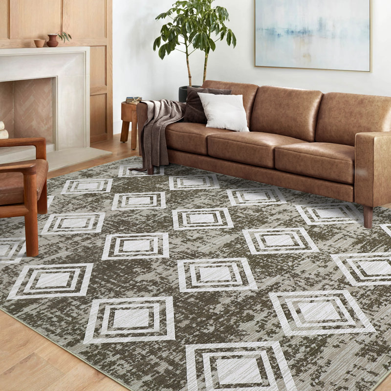 Tapis Xante avec envers antidérapant, Rectangle 8 pi x 10 pi