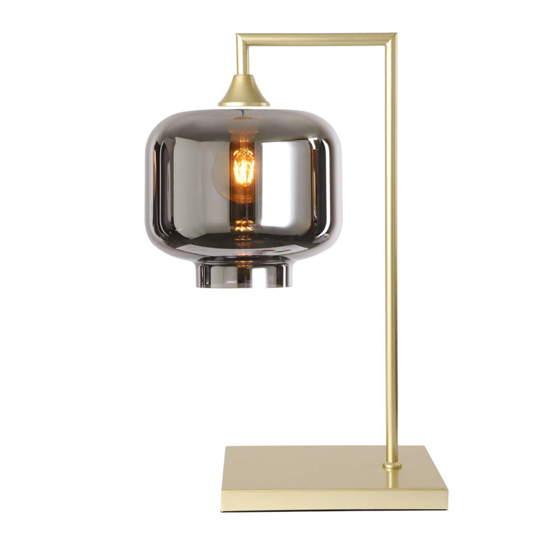 Wang Metal Table Lamp, Silver, Gold
