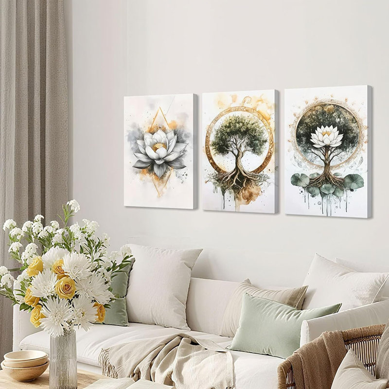 3 Piece Wrapped Canvas Print