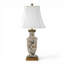 Twine Garden Hand Painted Porcelain Table Lamp with Gold Wood Base