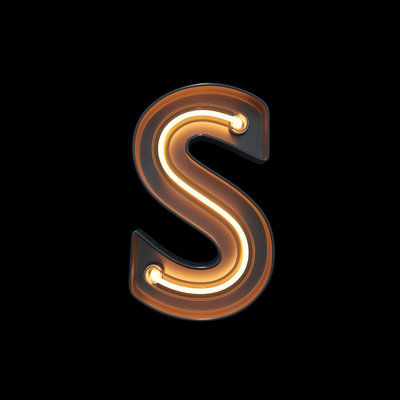 Clipping Path Of Alphabet S by Sarawuth702 - Wrapped Canvas Print