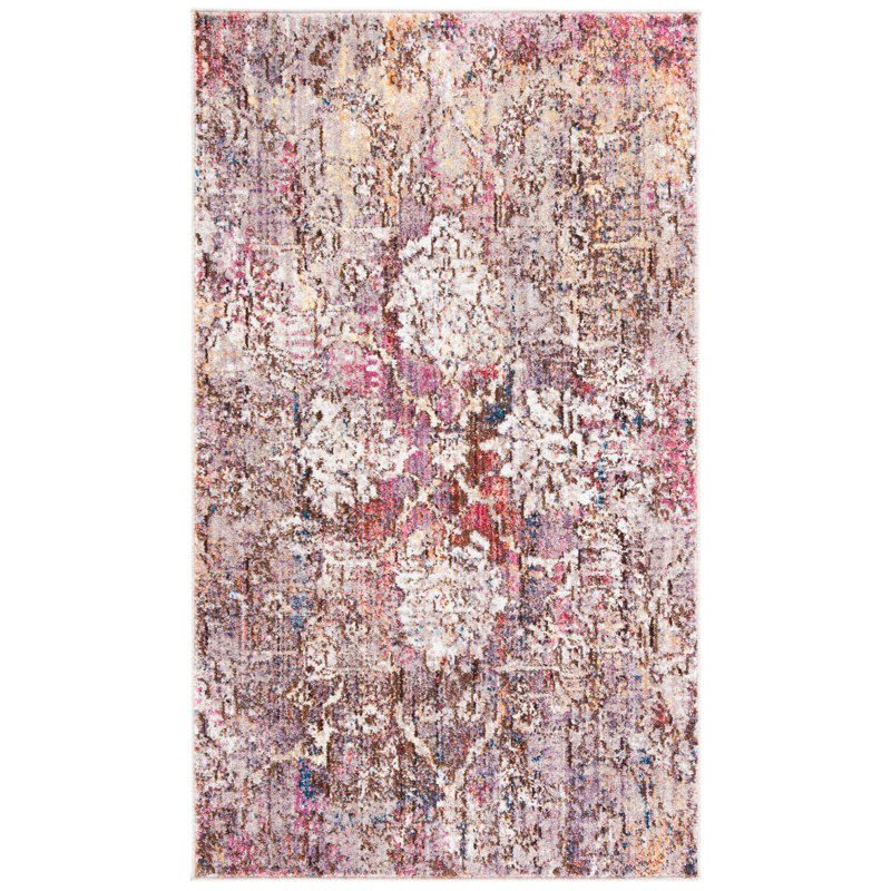 Gardner Performance Floral Rug, Rectangle 6' x 9'