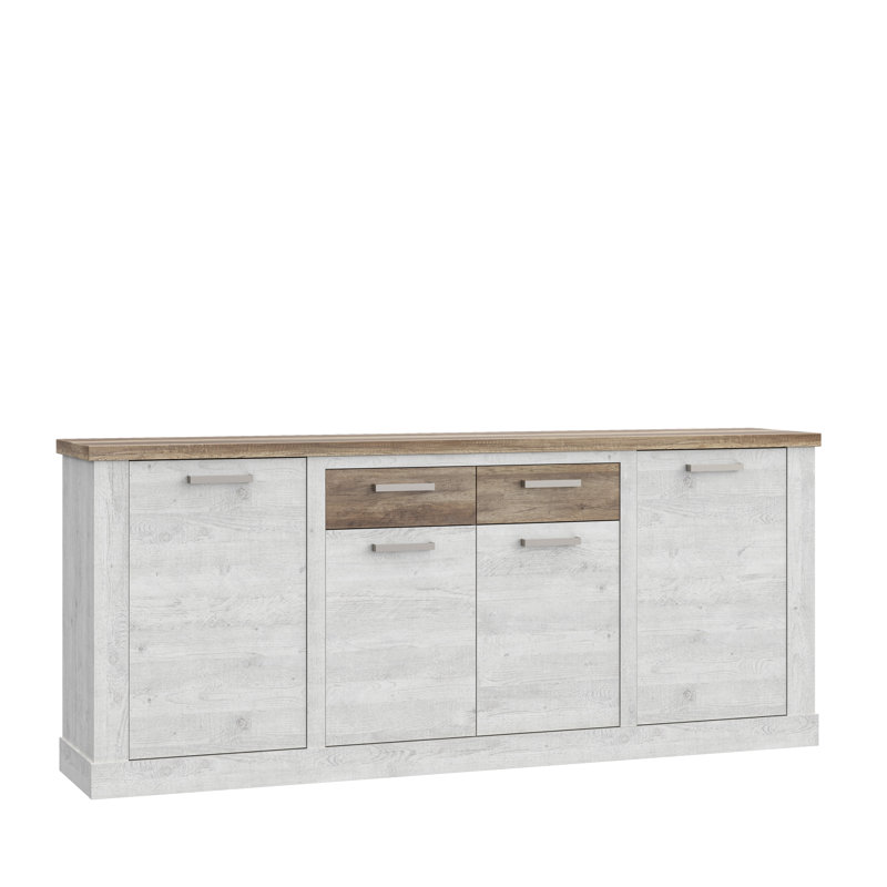 Nuzzo 212.9cm Sideboard, Pinia White