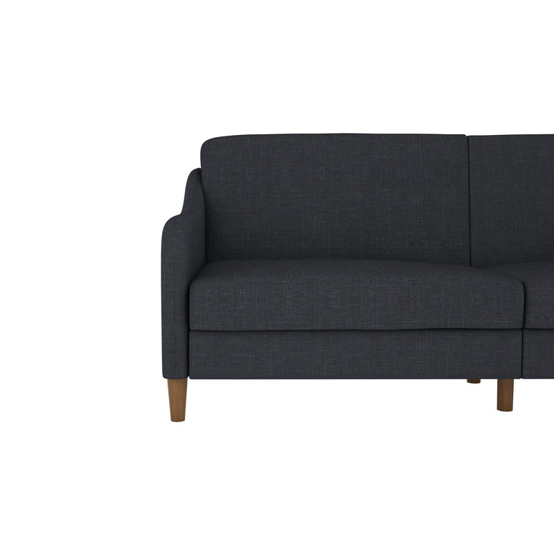 Aria 77" Round Arm Convertible Sofa