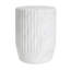 Table d'appoint d'extérieur sculptée Cicci, blanc