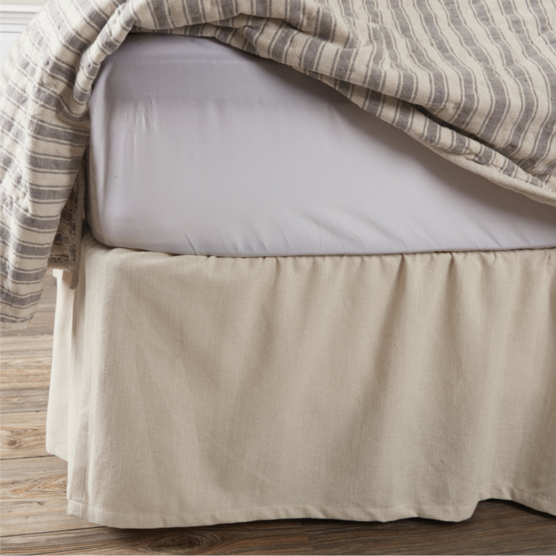 Market Place Natural California King Bed Skirt 84Lx72Wx16, California King, 16"