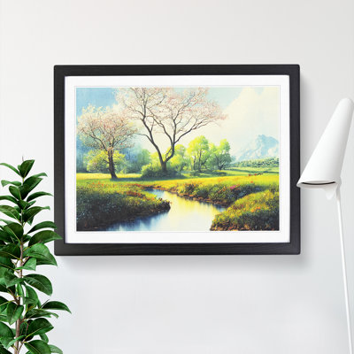 Spring Forest Steam - Framed Print