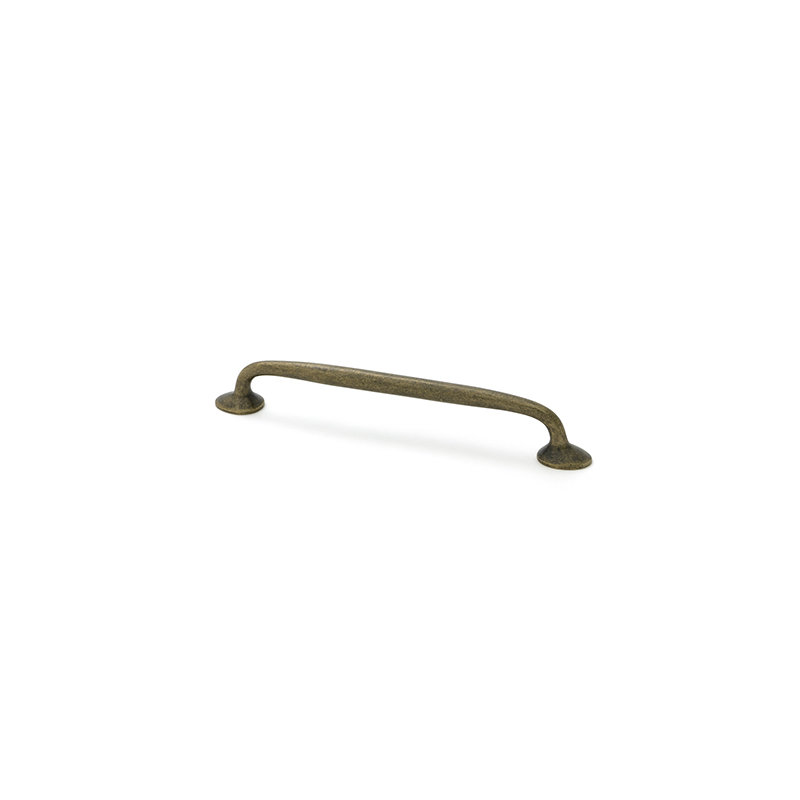 Moore Handle Pull, Burnished Brass, 6.3"