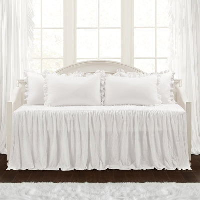 Ensemble de housse de couette en microfibre blanche 5 pièces
