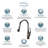 Transolid Layla Pull Out Kitchen Faucet-26308874