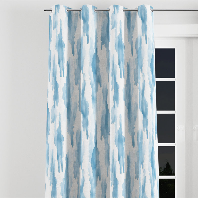 Rideaux occultant Modern, L 52 po x L 108 po, Œillets argentés