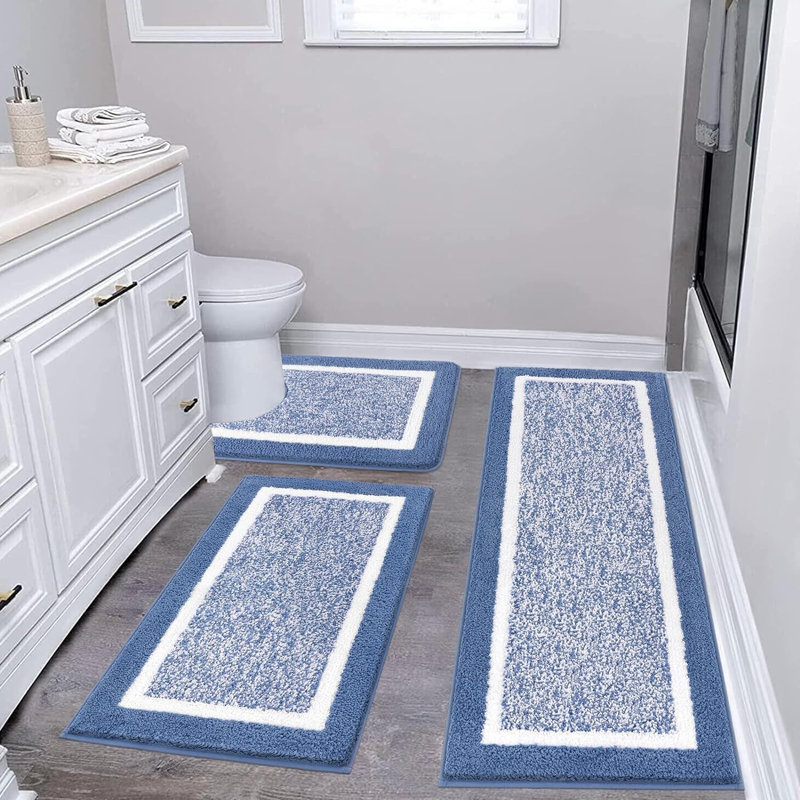 Non-Slip Bath Rug, Teal