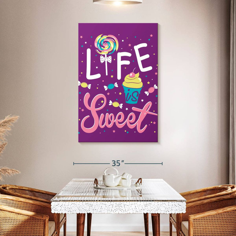 Tergel Life Is Sweet, H 48 po x l 32 po