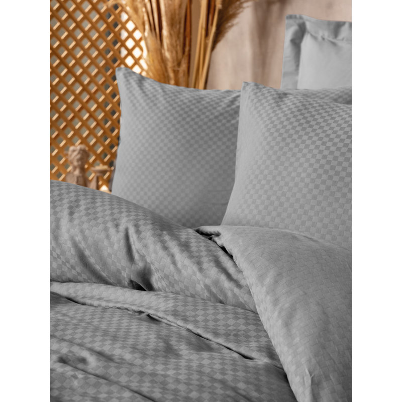 Cotton Blend Abstract Duvet Cover Set with Pillowcases