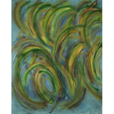 One-of-a-Kind «Swirls» par Joyce Creiger, peinture sur toile