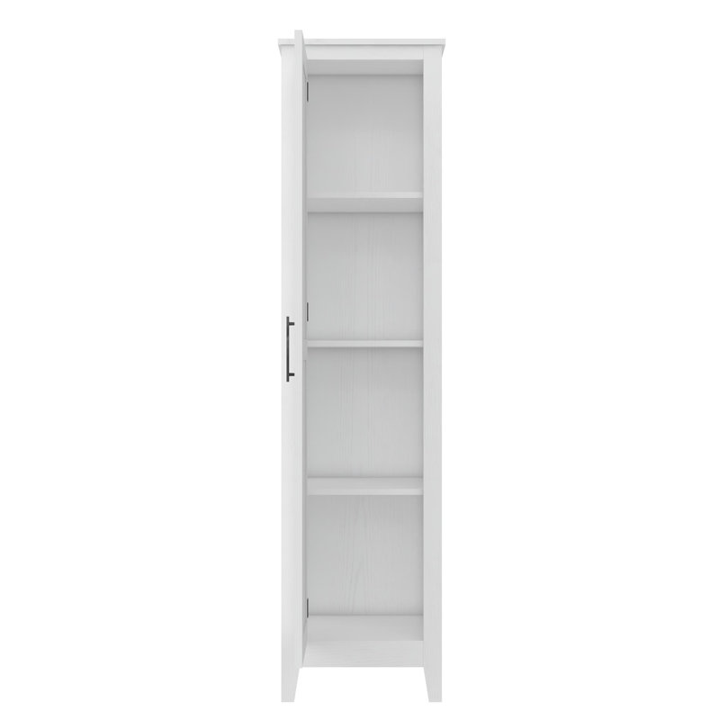 Imiyah Single Door Storage Cabinet, White
