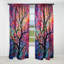 Tori - Tree Curtain - Blackout Floral Curtain - 1 Panels-1405929766