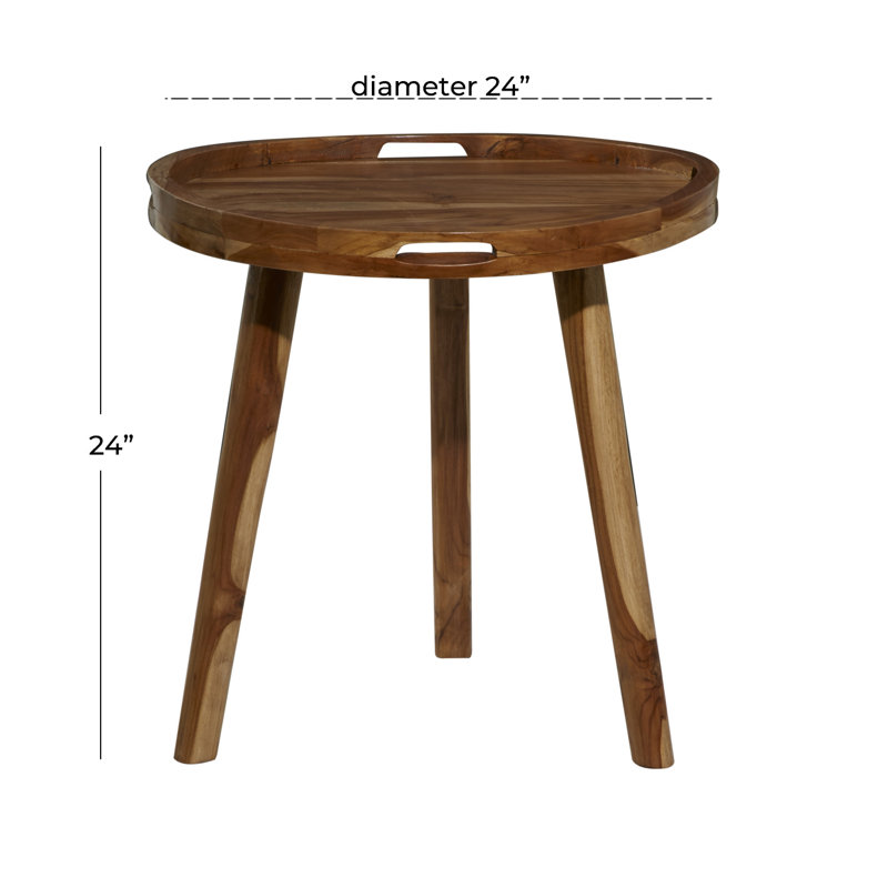 Table d'appoint en teck Oakes