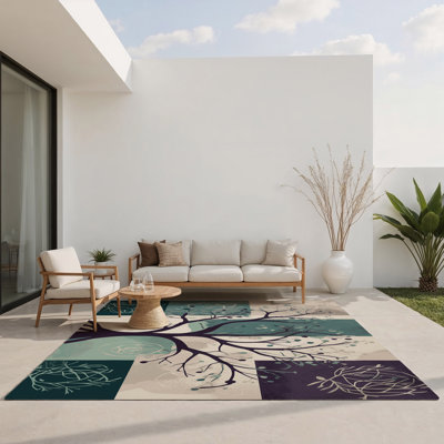 Tapis intérieur et extérieur Luminous Overgrowth