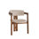 Chaise en velours Sidmouth avec structure 100% bois | Dimensions: 22,8 po x 29,9 po x 19,3 po | Hauteur du siège: 16,9 pouces, hauteur du dossier: 13,4 pouces | Capacité de charge: 408 lb | Élégant et confortable pour la maison ou le bureau, design é