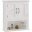 Armoire de salle de bain murale en bois avec portes-1486921780