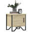 Alurd 40cm W Metal Bedside Table-1391060840