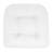 Marina Decoration Premium Thick Comfy Patio Seat Pads Fiber Fill Tufted Tie-Less Pillows 19 x 19 x 5 Inch Textured Solid Cover Indoor Outdoor Chair Cushions, 6 Count Pack White Color-112841199-111302114