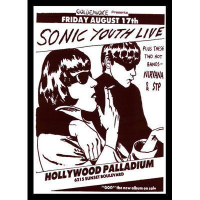 " Sonic Youth Live Hollywood Palladium " Print