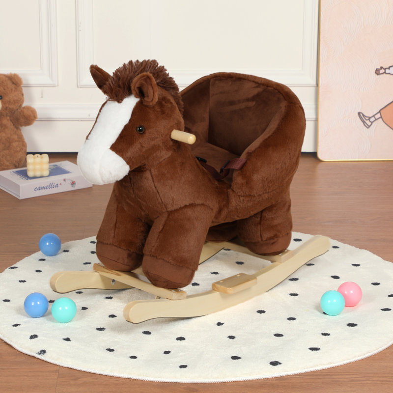 Cheval à bascule pour enfants avec chanson Berceuse