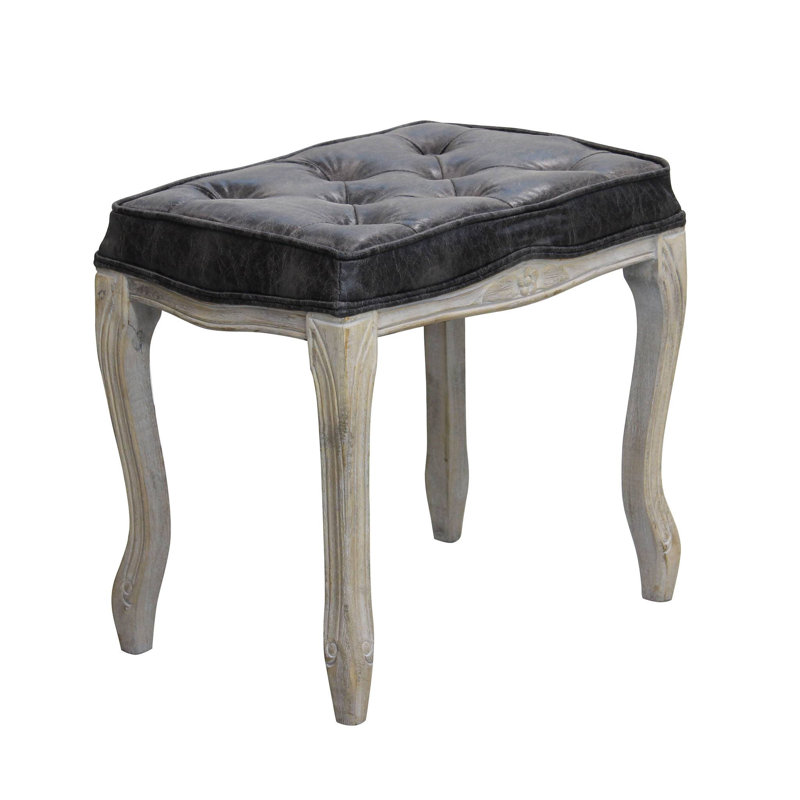 Luz Solid Wood Accent Stool