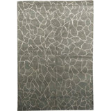 Himalayan Abstract Area Rug in Gray