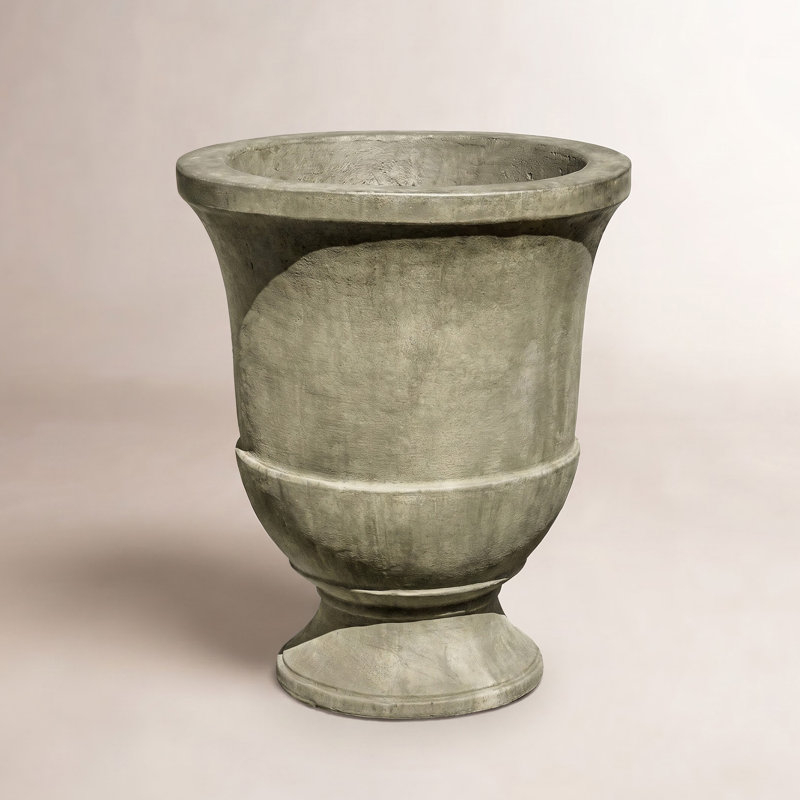 Pascal Urn Planter, 28.25" H x 23.25" W x 23.25" D, Natural