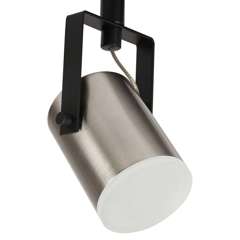 Catalina 33" Matte Black and Brushed Nickel LED Track Light