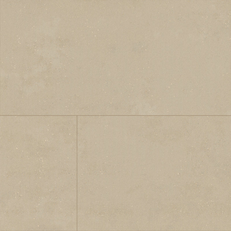 Brevona Shale 24 in. x 48 in. Matte Porcelain Concrete Look Floor and Wall Tile, Shale