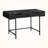 Ginaro 2-Drawer Black Finish Computer Desk With Black Metal Leg, 29.82" H X 47.06" W X 23.75" D-164994294