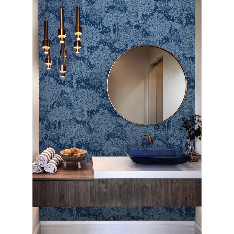 Papier peint Perth, Bleu marine