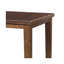 Table à hauteur de comptoir extensible Raly, plateau de 42 à 60 pouces, brun moyen