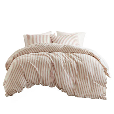 3 PCS Queen Duvet Set Terracotta