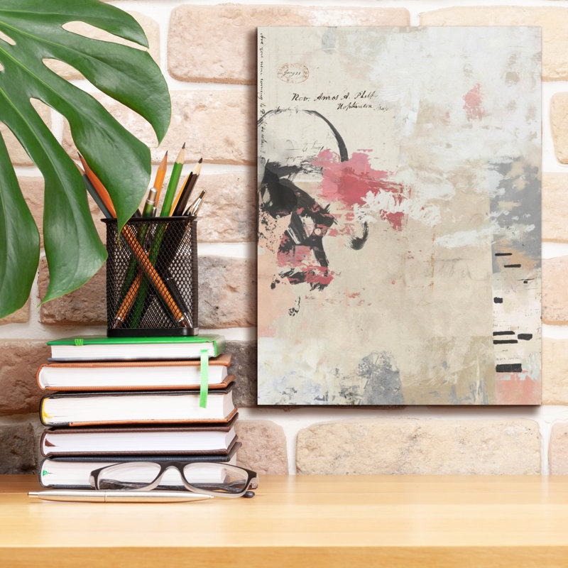 Orren Ellis «Torn No 2» par Suzanne Nicoll, art mural sur toile, H 16 po x l 12 po