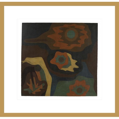 Untitled (Triplet Blossoms and the Cave) by Paul Klee -Framed Giclee Print