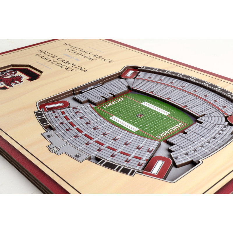 Affichage de bureau ncaa 3d stadiumviews, Université de South Carolina, Columbia