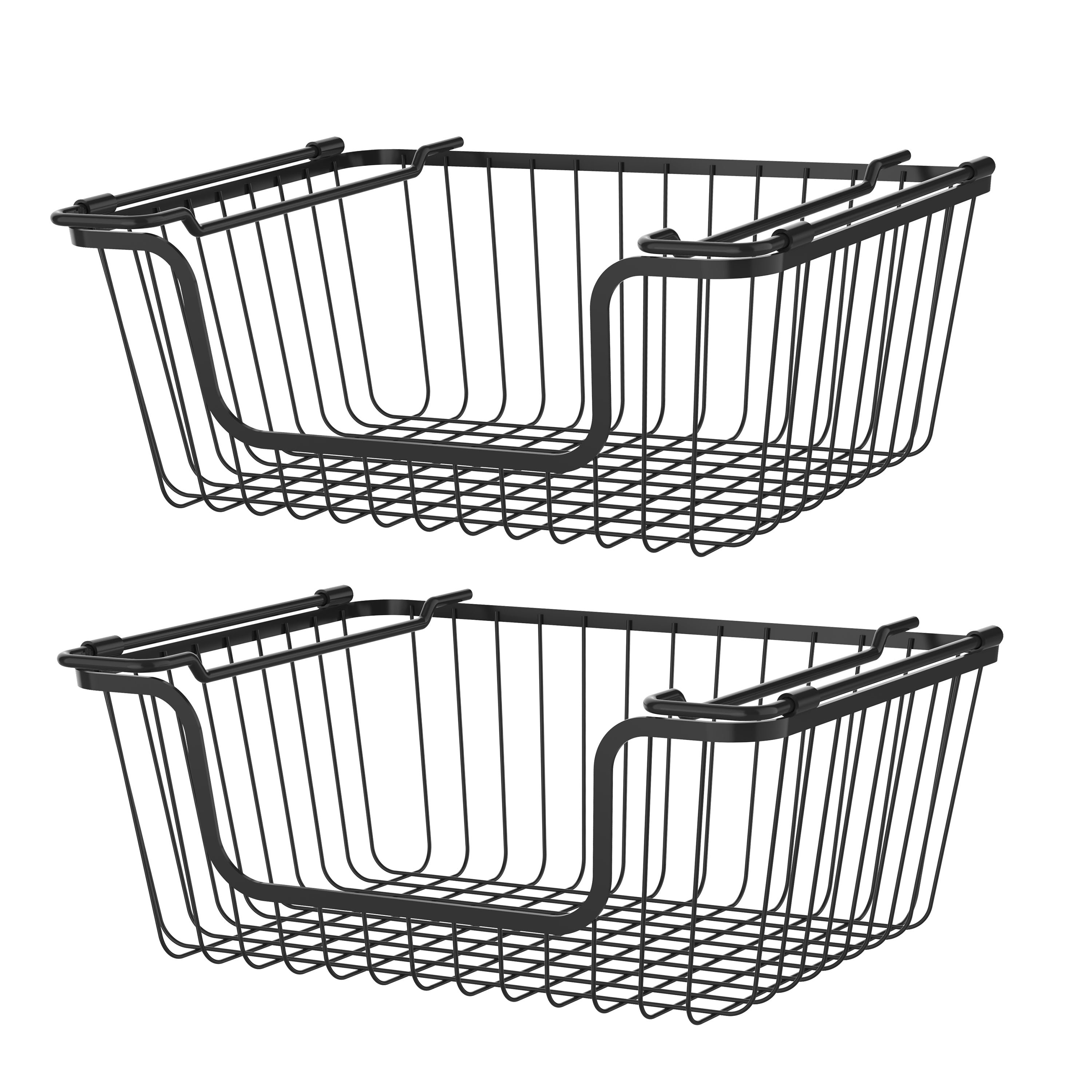 Smart Design Undershelf Storage Basket W