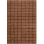 Tapis bourgogne / brun en laine noué à la main 8 pi x 9 pi 4 po Fabiano