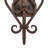Steel Candle Wall Light