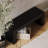 Maven Lane Zeno Organic Wooden Bench In Weathered Black Finish-97291158