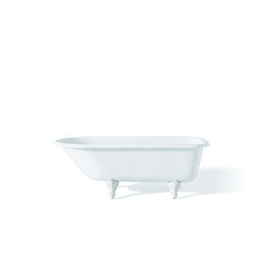 Jakyle 54'' x 30'' Soaking Cast Iron Bathtub